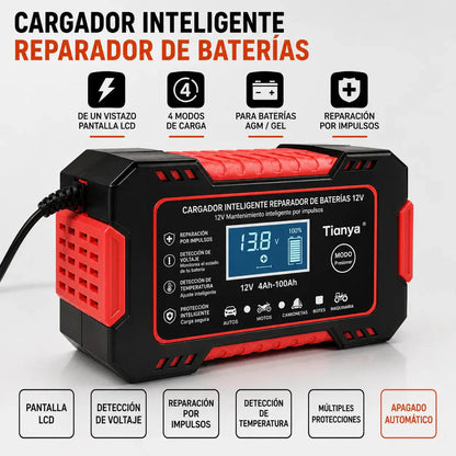 CARGADOR INTELIGENTE DE BATERIAS PARA AUTO POWER FIT!!!